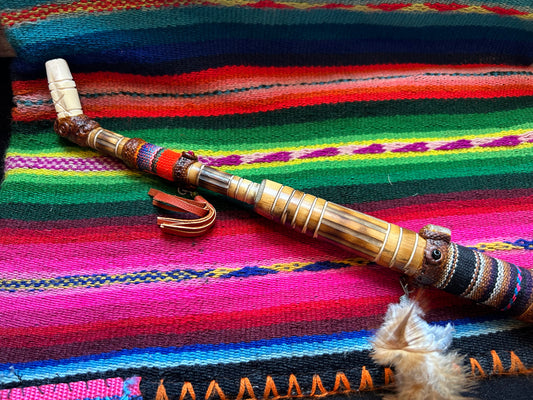 Tepi - Bone & Brown Embelishment