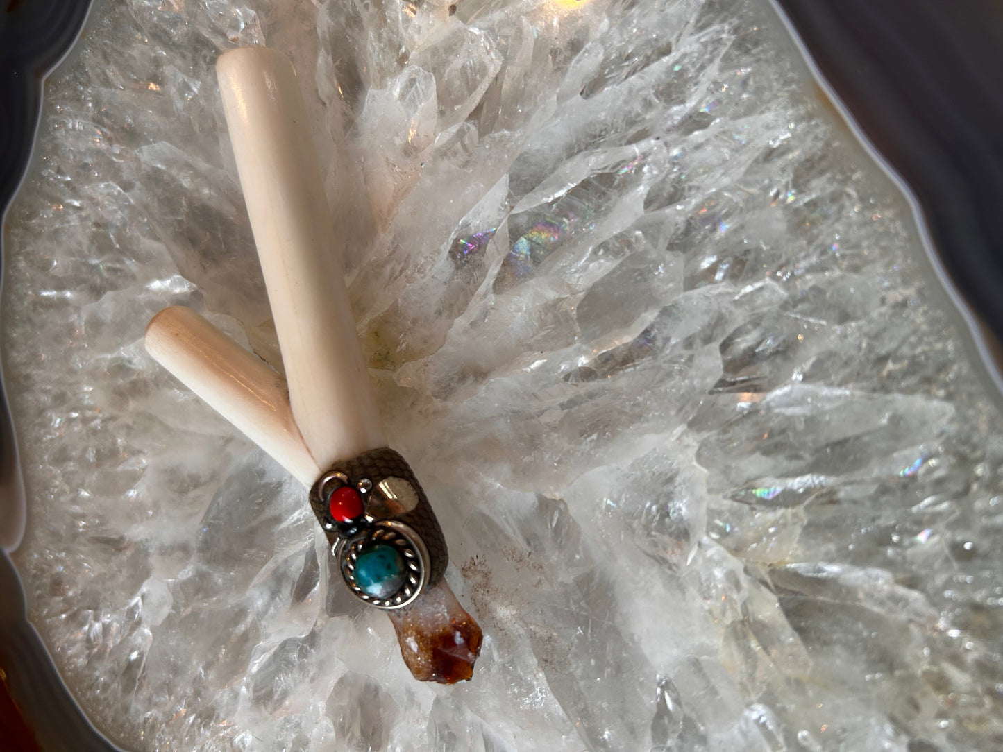 Bone & Crystal Kuripe